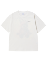 25FW AC BEAR BASIC LOGO SHORT SLEEVE T-SHIRT CREAM