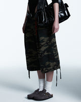 インバーティドプリーツリベットバミューダパンツ(Camo)