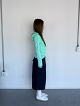 カットアウトレイヤードフード T