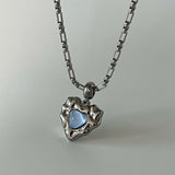 marine heart necklace