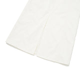 COLLECTION SOFT VELVET WOVEN LONG SKIRT [WHITE]