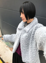 (Brushed) フルールフリルカーディガン