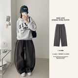 Rustle pin tuck wide string jogger pants 