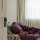 Dust-Free Classic Stripe - Purple Duvet Cover - SS size