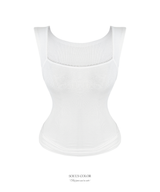 Slim Line Lace Rib Top (2color)