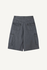 Cross-print Cargo Bermuda Pants
