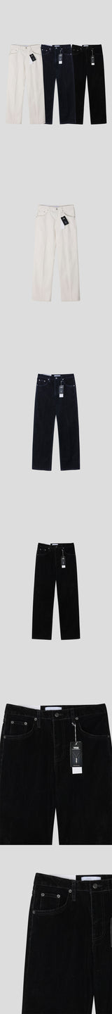 [F/W]ベルベットセミワイドパンツ(3色)