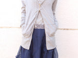 moodfit off-shoulder zip-up