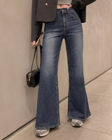 Janbo wide denim pants