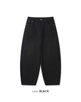 ネヴィスコットンワイドカーブドパンツ