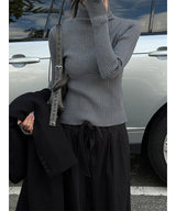 Golgi high neck warmer pola knit(5color)
