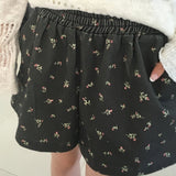 エルナダスティフローラルバンデッドサマー４レングスショーツ 2 カラーズ