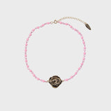 CANDY BALL ROSE CHOKER (PINK)