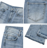 Medon Cutoff Flare Denim Pants