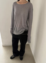 tencel loose cutting T 