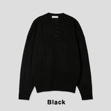 ミュアケーブルヘンリーネックニット