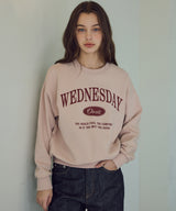 Signature Semi-Crop Sweatshirt_Indi pink