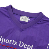Sports Dept Logo Piping Nylon Pullover - Purple