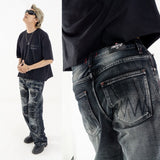 H1 Baggy Biker - Smoke Grey - Celana Jeans