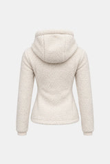 Cozy Boucle Hood Zip-Up