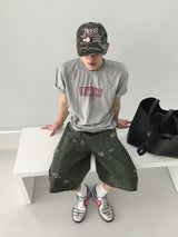 トウキョウロゴクロップショートスリーブTシャツ2C