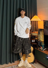 Camo Pocket Cargo Bermuda Shorts 2COLOR