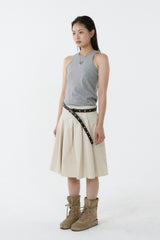 ALL-DAY SLEEVELESS TOP_MELANGE GRAY