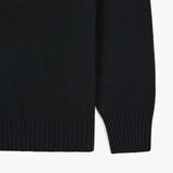 ストレンジャークラシックフィットエッセンシャルクルーネックセーター (Black)