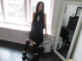 milky knee socks