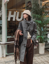 Atelier Hooded Wool Duffle Coat