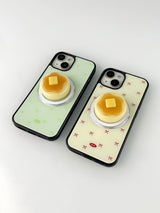 Butter Ribbon Magsafe Glass Bumper Case