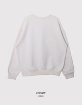 サンセットプリント ルーズフィット スウェットシャツ(2color)