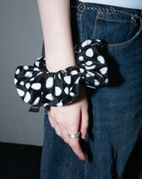 LEOPARD SCRUNCHIE_BLACK