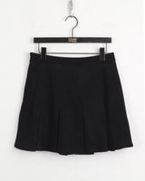 Belan golden pleated mini skirt