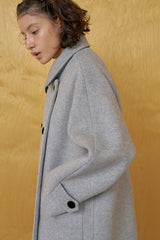 Herringbone double coat_gray