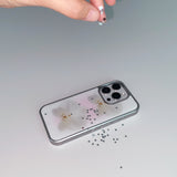 [MADE] オーキッドフォンケース (epoxy silver bumper)