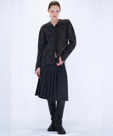 CUTTING MOHAIR KNIT CARDIGAN