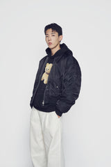 24FW BALLOON FIT MA-1 PADDING JACKET BLACK