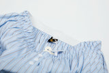 Balloon Stripe Elastic Skirt 231812497