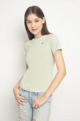 Flo レディース T シャツ グリーン