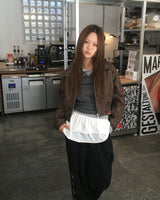 Vintage crop jacket