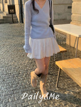Ribbon wrap knitwear(3color)