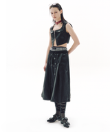 SHORT ZIP CROP VEST