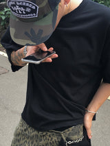 Overcropped Basic Short Sleeve T-Shirt 3C
