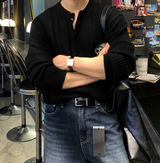 Look Estee Daily Ribbed Modal Henry Neck Knit