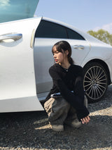 ガンナーヘンリーネックフードロングスリーブ (3c)