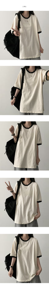 Lummet Color Scheme Pocket Boxy Fit Short Sleeve Tee