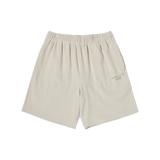 25SS テリーロゴエンボショートパンツ ライトベージュ