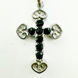 Cubic cross necklace (2color)