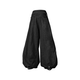 RELABEL Spatial Relations (Field) Raw Denim Double-Pleated Kendo-Washed Oversized Fit Jeans
